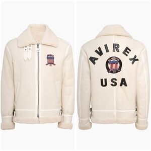 Avirex Icon Shearling Jacket size XL